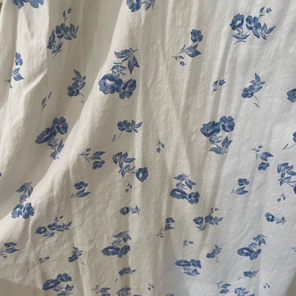 Abound Blue and White Floral Spaghetti Strap Mini Dress - Picture 4 of 6